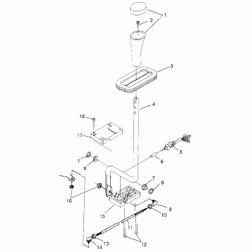 GEAR SELECTOR - W968540 (4935863586C011)