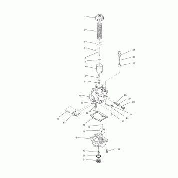 CARBURETOR (SPORT) - W968540 (4935863586D005)