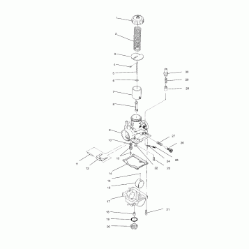 CARBURETOR (BLAZER) - W967827 (4935863586D006)