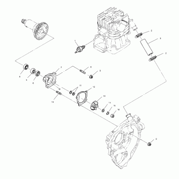 WATER PUMP (SPORT) - W968540 (4935863586D013)