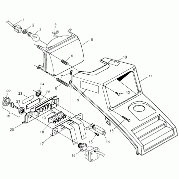 HEADLIGHT Trail Boss W968527 (4935883588A013)