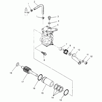 OIL PUMP Trail Boss W968527 (4935883588C012)