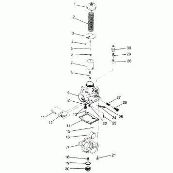 CARBURETOR Trail Boss W968527 (4935883588C013)