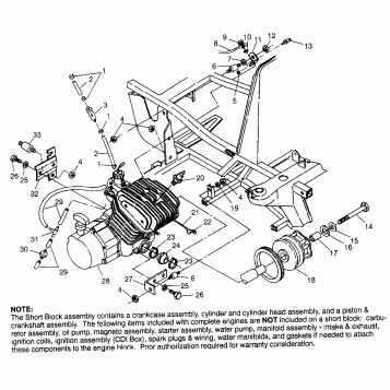 ENGINE MOUNTING XPLORER 300 W969130 (4935903590A010)