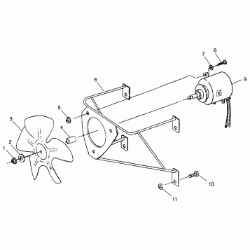 COOLING SYSTEM XPLORER 300 W969130 (4935903590A011)