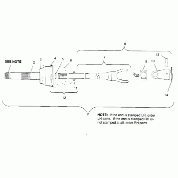 CV JOINT - BTB XPLORER 300 W969130 (4935903590B004)