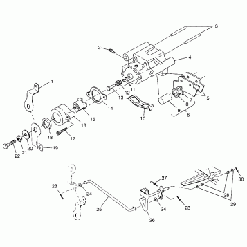REAR BRAKE XPRESS 300 W969530 and XPRESS 400 W969540 (4935923592C010)