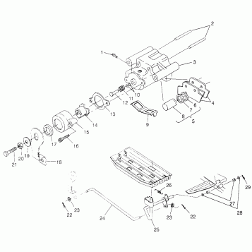REAR BRAKE Sportsman 4x4 W968040 (4935943594C005)