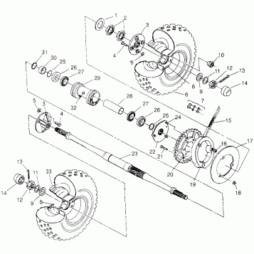 REAR WHEEL DRIVE Sportsman 4x4 W968040 (4935943594C006)