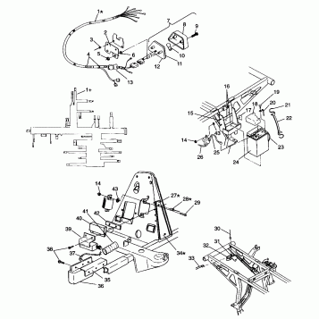 ELECTRICAL/TAILLIGHT Sportsman 4x4 W968040 (4935943594C008)