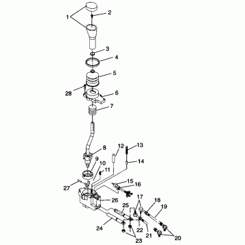 GEAR SELECTOR Sportsman 4x4 W968040 (4935943594C010)
