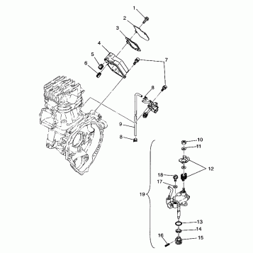 OIL PUMP 6X6 400L - W968740 and  6X6 400L Norwegian - N968740 (4935963596D012)