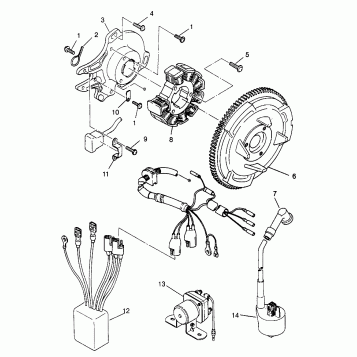 MAGNETO 6X6 400L W968740 and 6X6 400L Norwegian N968740 (4935963596E002)