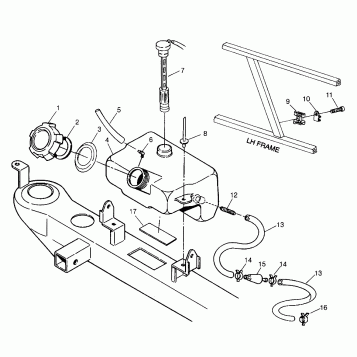 OIL TANK XPLORER 400L W969140 (4935983598A014)