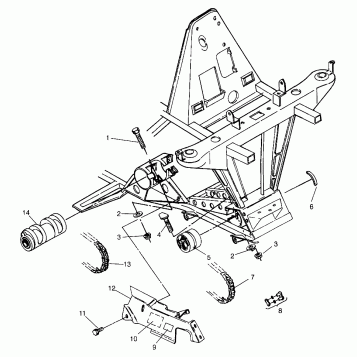 FRONT DRIVE XPLORER 400L W969140 (4935983598B002)