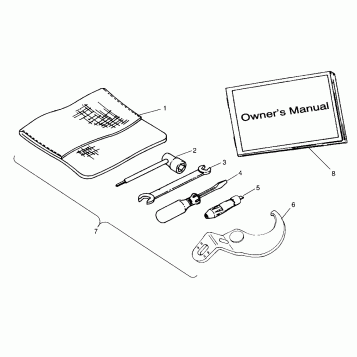 TOOL KIT ASSEMBLY XPLORER 400L W969140 (4935983598D007)