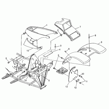 FRONT CAB Magnum 2X4 W967544 (4936033603A005)
