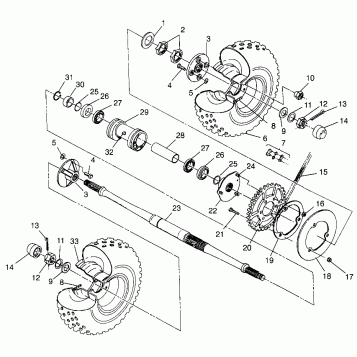 REAR WHEEL DRIVE Magnum 2X4 W967544 (4936033603C002)
