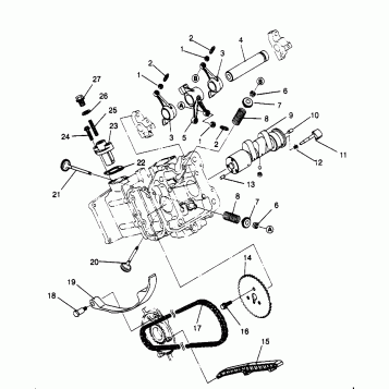 INTAKE and EXHAUST Magnum 2X4 W967544 (4936033603C011)