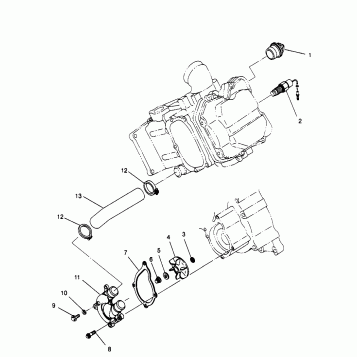 WATER PUMP Magnum 2X4 W967544 (4936033603C012)