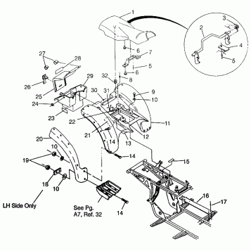REAR CAB Magnum 4x4 W968144 and Swedish Magnum 4x4 S968144 (4936053605A006)