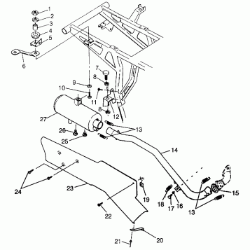 EXHAUST SYSTEM Magnum 4x4 W968144 and Swedish Magnum 4x4 S968144 (4936053605A010)