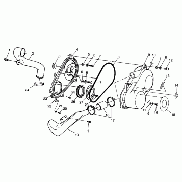 CLUTCH COVER Magnum 4X4 W968144 and Swedish Magnum 4X4 S968144 (4936053605C002)