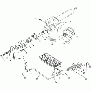 REAR BRAKE Magnum 4x4 W968144 and  Swedish Magnum 4x4 S968144 (4936053605C006)