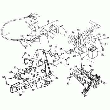 ELECTRICAL/TAILLIGHT Magnum 4x4 W968144 and  Swedish Magnum 4x4 S968144 (4936053605C011)