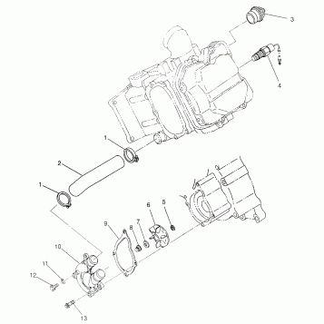 WATER PUMP Magnum 4x4 W968144 and  Swedish Magnum 4x4 S968144 (4936053605D005)