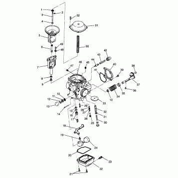 CARBURETOR Magnum 4X4 W968144 and Swedish Magnum 4X4 S968144 (4936053605D006)