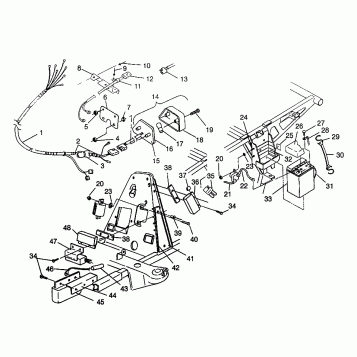 ELECTRICAL/TAILLIGHT Magnum 6X6 - W968744 and Magnum 6X6 Swedish - S968744 (4936073607D003)