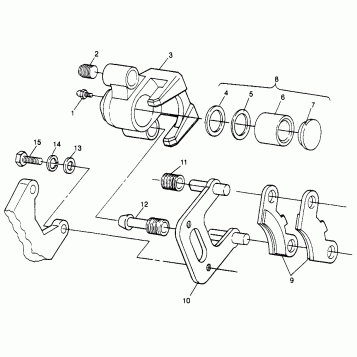 FRONT BRAKE SPORTSMAN 500 W969244 (4936093609B007)
