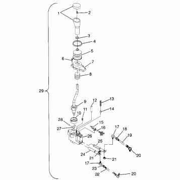GEAR SELECTOR SPORTSMAN 500 W969244 and SWEDISH SPORTSMAN 500 S969244 (4936093609C012)