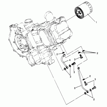 OIL FILTER SPORTSMAN 500 W969244 (4936093609D008)