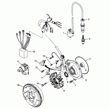 MAGNETO SPORTSMAN 500 W969244 and SWEDISH SPORTSMAN 500 S969244 (4936093609D013)