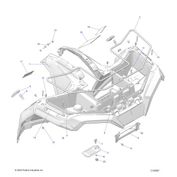 BODY, FRONT CAB - A26SDA57A7 (C102667)