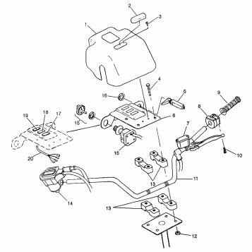 HANDLEBAR (300) XPRESS 300 W97CA28C (4939603960B009)