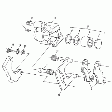 FRONT BRAKE XPRESS 300 W97CA28C and  XPRESS 400L W97CA38C (4939603960C001)
