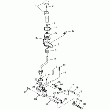 GEAR SELECTOR (300) XPRESS 300 W97CA28C (4939603960C013)