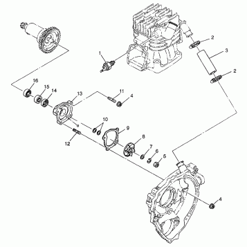 WATER PUMP (400L) XPRESS 400L W97CA38C (4939603960E002)