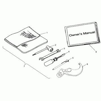 TOOL KIT XPRESS 300 W97CA28C and  XPRESS 400L W97CA38C (4939603960E005)