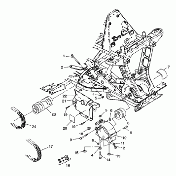 FRONT DRIVE Sportsman 400L W97AC38C (4939673967B003)