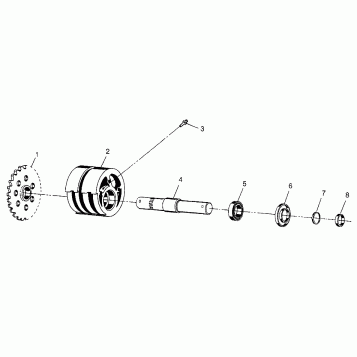 FRONT TIGHTENER Sportsman 400L W97AC38C (4939673967B005)