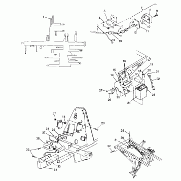 ELECTRICAL/TAILLIGHT Sportsman 400L W97AC38C (4939673967C009)