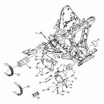 FRONT DRIVE XPLORER 400L W97CC38C (4939753975B002)