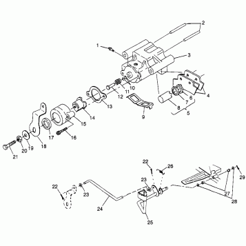 REAR BRAKE XPLORER 400L W97CC38C (4939753975C006)