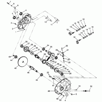 GEARCASE XPLORER 400L W97CC38C (4939753975C009)