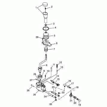 GEAR SELECTOR XPLORER 400L W97CC38C (4939753975C011)