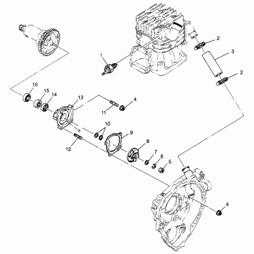 WATER PUMP XPLORER 400L W97CC38C (4939753975D001)